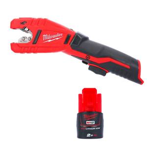 Milwaukee C12PC 12V Cordless Sub-Compact Pipe Cutter With 1 x 2.0Ah Battery