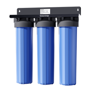 Waterdrop 3-Stage Whole House Water Filter System | Reduce Iron & Manganese