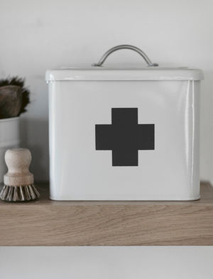 Original First Aid Box - Steel, Chalk