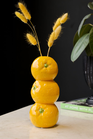 Trio Of Oranges Vase