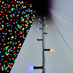100 MULTICOLOUR Outdoor Led Timer Lights