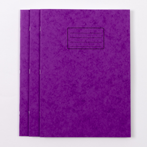 Classmates A4+ Exercise Book 80 Page, 8mm Ruled With Margin, Purple - Pack of 50