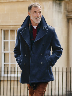 Navy Portside Peacoat
