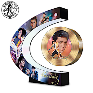 Elvis Presley Hound Dog Levitating Sculpture