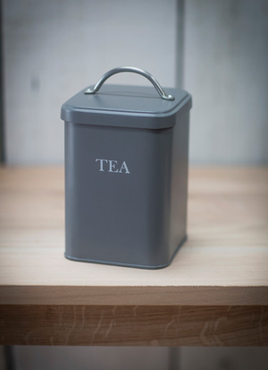 Original Tea Canister - Steel, Charcoal