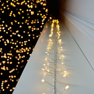 100 WARM WHITE Cluster Usb Copper Wire Lights