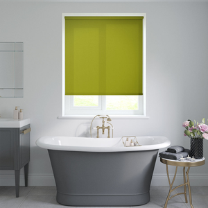 Gemini Lime Green Roller Blinds