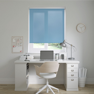Gemini Sky Blue Roller Blinds