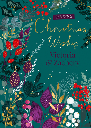 Sending Christmas Wishes Card
