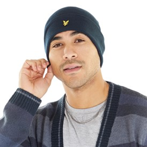Lyle And Scott Vintage Mens Beanie Dark Navy