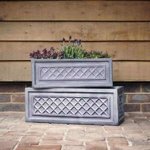 Clayfibre Windsor Trough - Silver* - 500 x 160 x 180 (H)mm