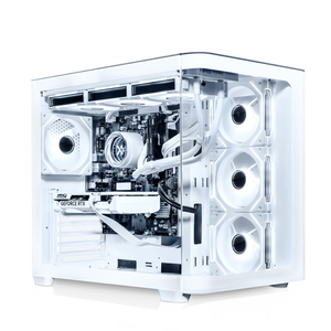 AWD-IT ARC White Intel Core Ultra 7 265KF 20 Core NVIDIA RTX 5070 12GB AI Desktop PC for Gaming