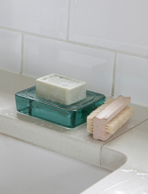 Wells Soap Dish - Glass, Clear