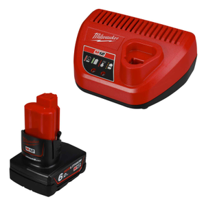 M12NRG-601 12V 6.0Ah Red Lithium-Ion Battery and Charger Kit