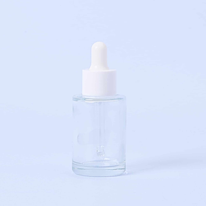 30ml Clear Glass Dropper Bottle With White Pipette - Box of 10