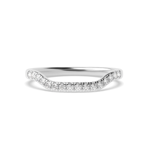 4 prong setting round shape diamond wedding ring