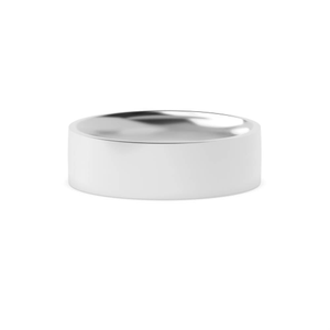 Flat Smooth Edge Profile plain women wedding bands (2.0 - 6.0mm)
