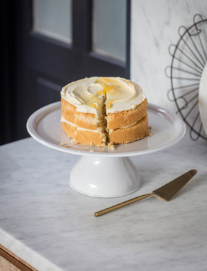 Brompton Cake Stand - Steel, Chalk