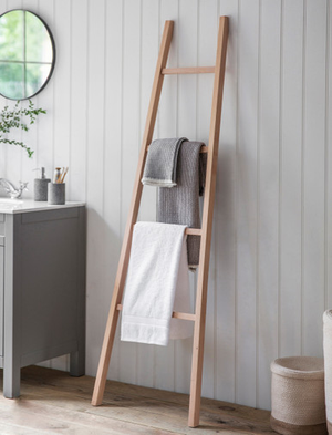 Southbourne Towel Ladder - Beech Wood, Natural