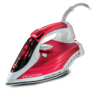 Russell Hobbs 23990, 2600W, Ultra Stream Pro Iron, Red