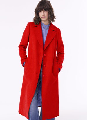 Emanuela Recycled Coat - UK 08 | EU 34 | US 04 / Red
