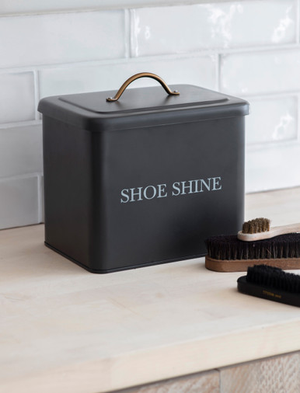 Original Shoe Shine Box - Steel, Carbon