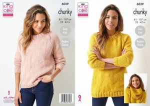 Sweaters and Cowl in King Cole Big Value Chunky (6039)