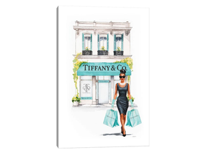 Shopping In Teal