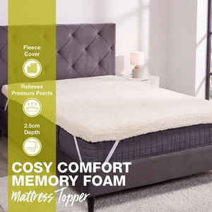 DOUBLE COSY COMFORT MEMORY FOAM Mattress Topper