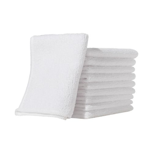 White Microfibre Cloths