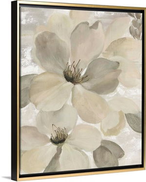 White on White Floral II Crop Neutral