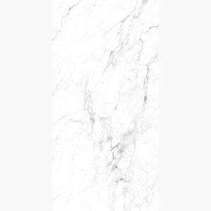 Snow White 1200x600 Matt White Marble Look Rectified Sample