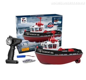 Heng Long 1/72 RTR RC Tug Boat 686 2.4GHZ - Black