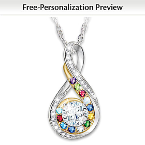 Real Love Of Family Personalized Pendant Necklace
