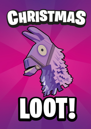 Funny Popular Video Game Christmas Card