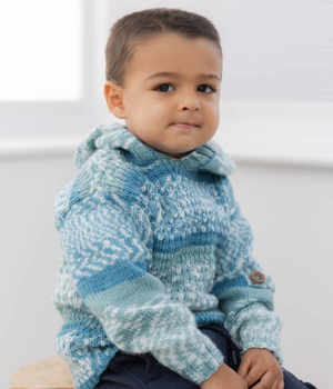 Boys Hoodie in Athena Jewels Quartz