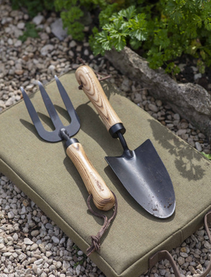 Horton Fork & Trowel Set - Ash Wood, Black