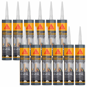 Sika Fire Mate Intumescent Sealant 295ml C3 White (12 Pack)