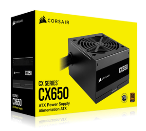 CORSAIR CX650 (2023) 80 PLUS Bronze 650W ATX Power Supply - CP-9020278-UK