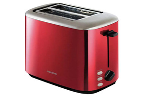 Morphy Richards, 222066, Equip 2 Slice Stainless Steel Toaster, Red