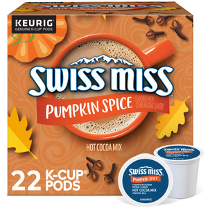 Swiss Miss Pumpkin Spice Hot Cocoa K-Cups – 22 Count