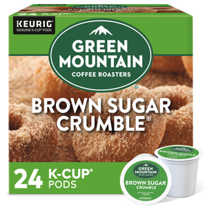 Green Mountain Brown Sugar Crumble K-Cups, Light Roast – 24 Count