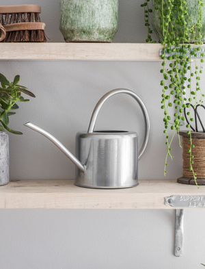 Classic Watering Can 1.9L - Steel, Silver