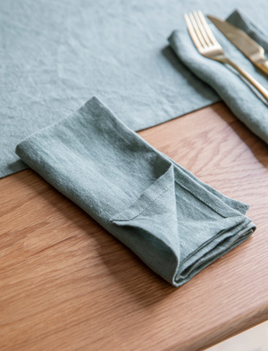 Classic Napkins - Linen, Rosemary, Set of 4
