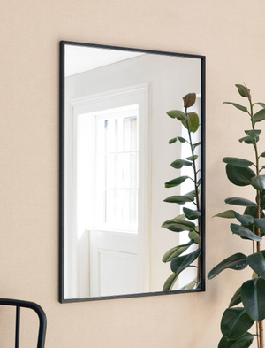 Avening Rectangular Wall Mirror 120X80cm - Iron, Black