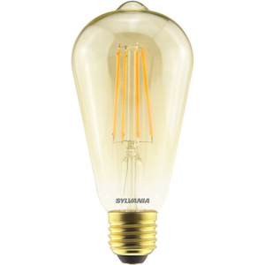 Sylvania ToLEDo Retro ST64 Gold 6W 240V 560lm 825 E27 Dimmable