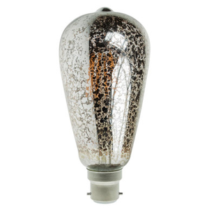 Prolite LED Squirrel Cage 240V 4W B22d Crackle Effect Dimmable