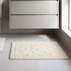 COTTON BRICK CREAM 50x80 Bath Mat