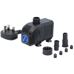 TOUGH MASTER Submersible Pump 600LPH Bottom Suction Pump Multi-Function Pump - 8 Watts (TM-MFWP8)