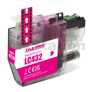 Compatible Brother LC-432M Magenta Ink Cartridge - 550 pages